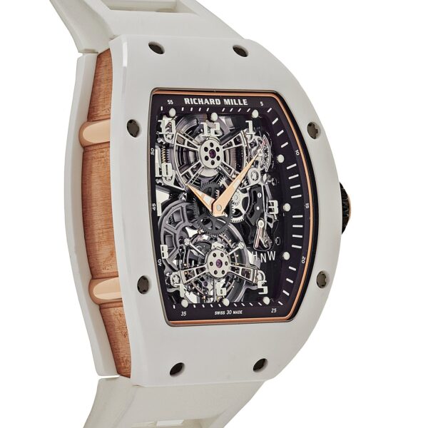 Richard Mille RM 17-01 White Ceramic Rose Gold Manual Wind Tourbillon - Image 5