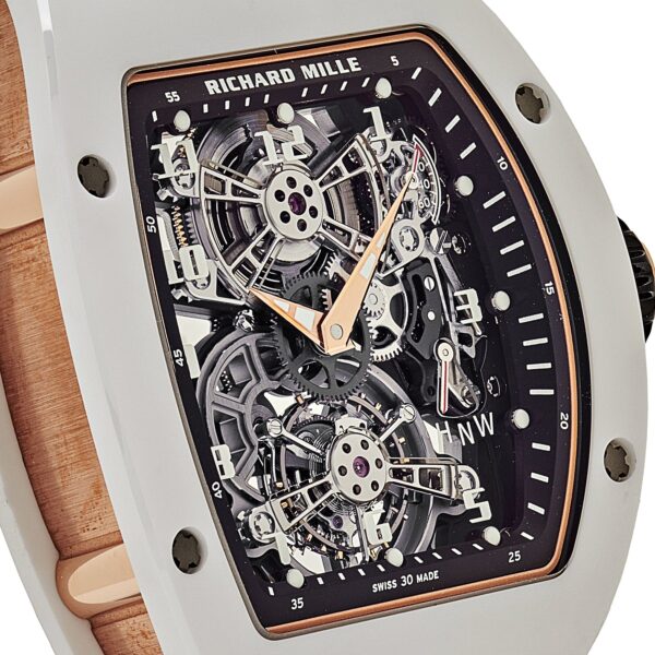 Richard Mille RM 17-01 White Ceramic Rose Gold Manual Wind Tourbillon - Image 3