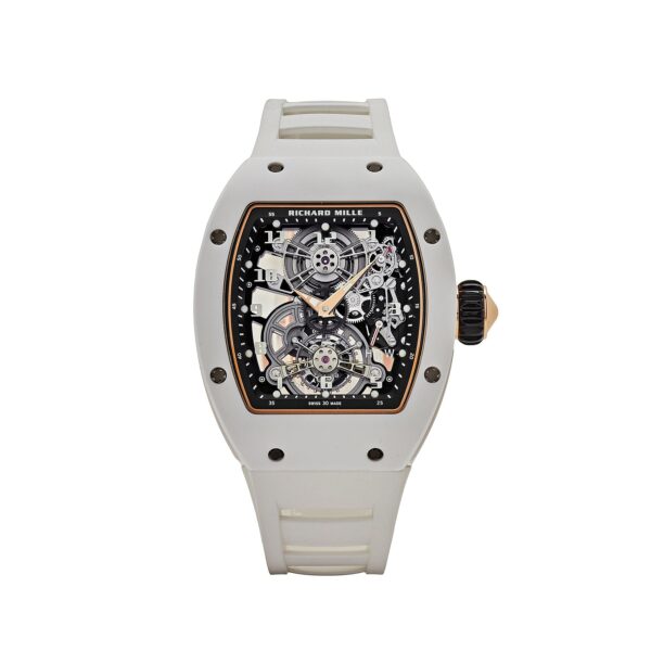 Richard Mille RM 17-01 White Ceramic Rose Gold Manual Wind Tourbillon