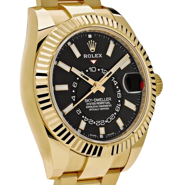 Rolex Sky-Dweller 336938 Yellow Gold Black Dial - Image 2